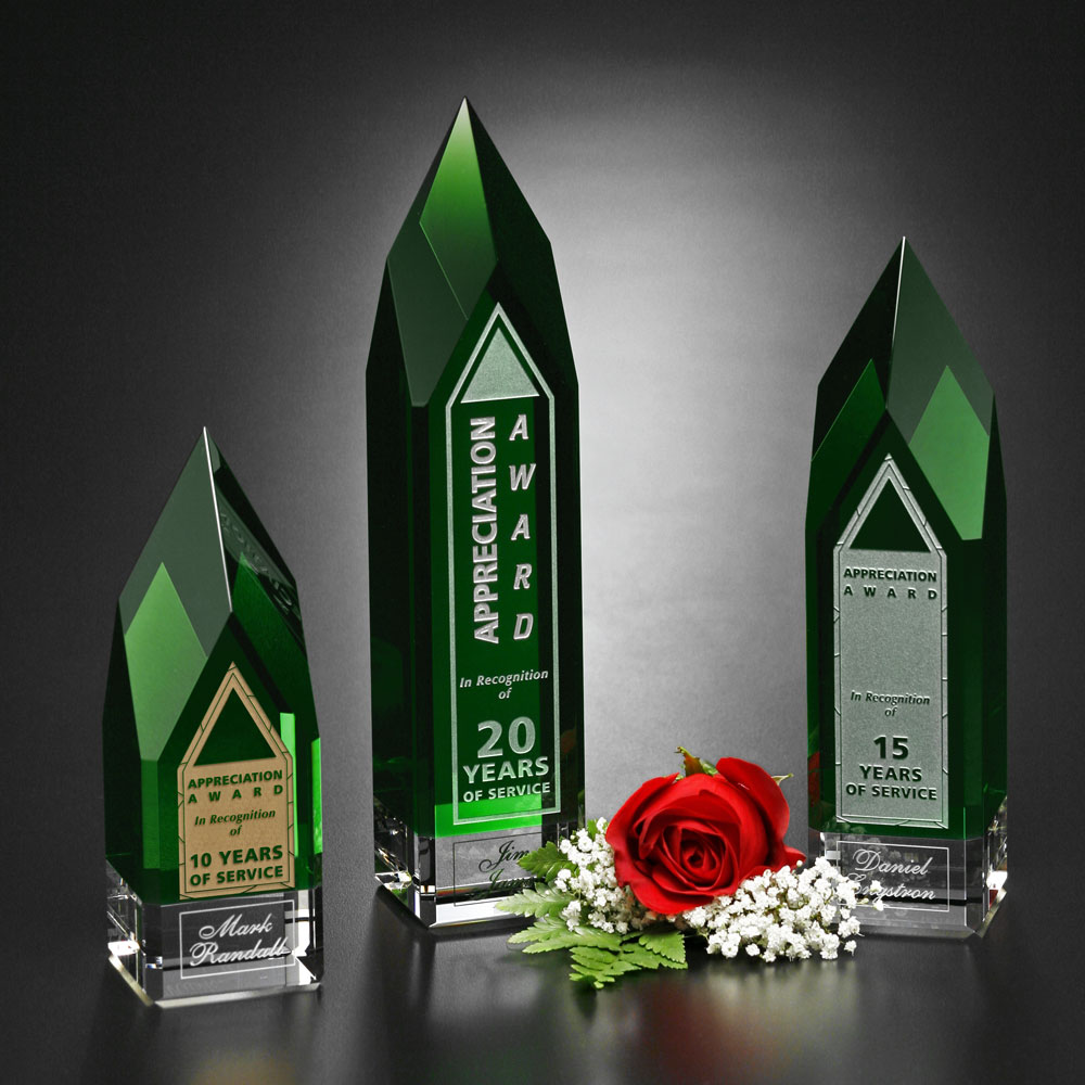 Monolith Emerald Award 9"