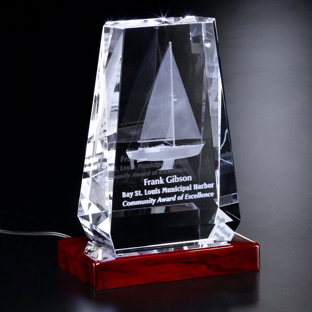 Aspen Award 8" Crystal D