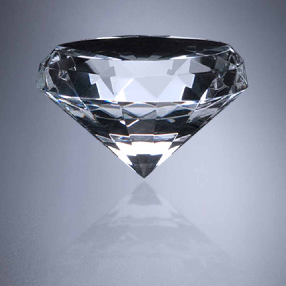 Diamond Clear 3-1/8" - Crystal D