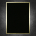Simplicity-Black on Gold 4" x 6"