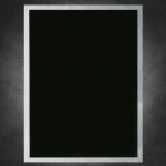 Simplicity-Black on Silver 5" X 7"