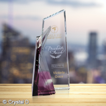 Achievement Purple Award 8-1/2"