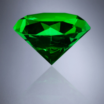 Diamond Green 3-1/8"