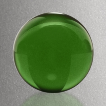 Sphere - Green 1-1/2" Dia.