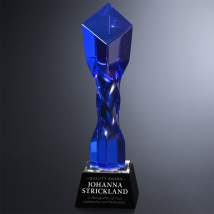 Twisted Diamond Indigo Award 11"