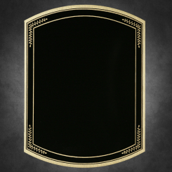 Barrel Mist-Black on Gold 7" x 10" Image