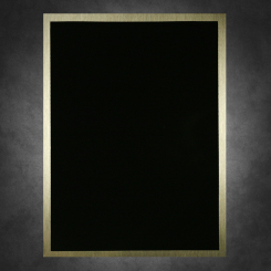 Simplicity-Black on Gold 3" x 5"