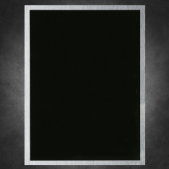 Simplicity-Black on Silver 5" X 7" Image