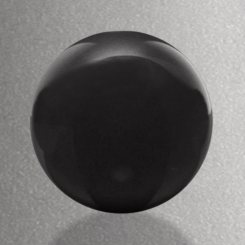 Sphere - Black 1" Dia. Image