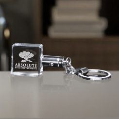 Square Lighted Keychain Image