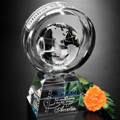 Awards In Motion&reg; Global Ring 8"